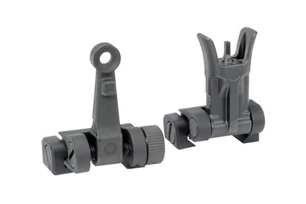 Midwest Industries AR-15 Combat Rifle Folding Sight Set