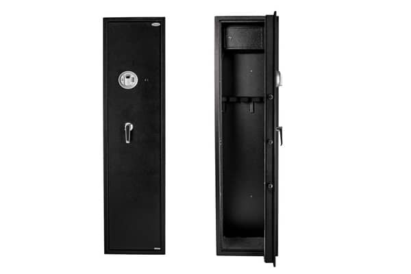 Quicktec quick access 5 gun large metal rifle safe