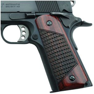 Altamont Crocback 1911 wood grips with ambi safety