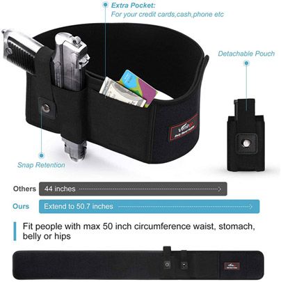 Vemingo Upgraded Belly Band Holster