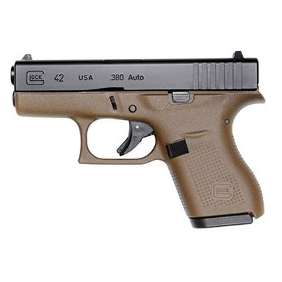 Glock G42 flat dark earth 380 auto 6+1