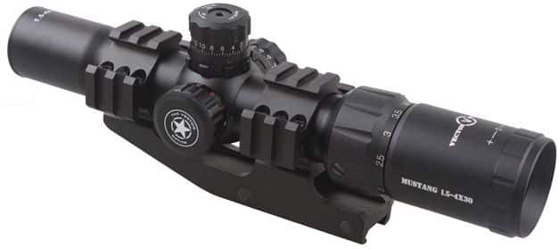 TAC Vector Optics Tactical Tri Illuminated Chevron Reticle Scope