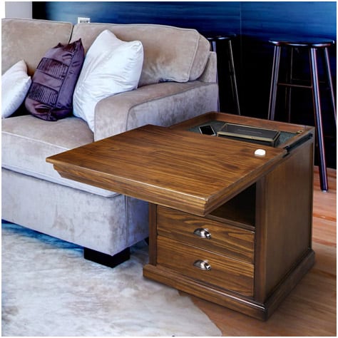 Casual Home Nightstand Compartment